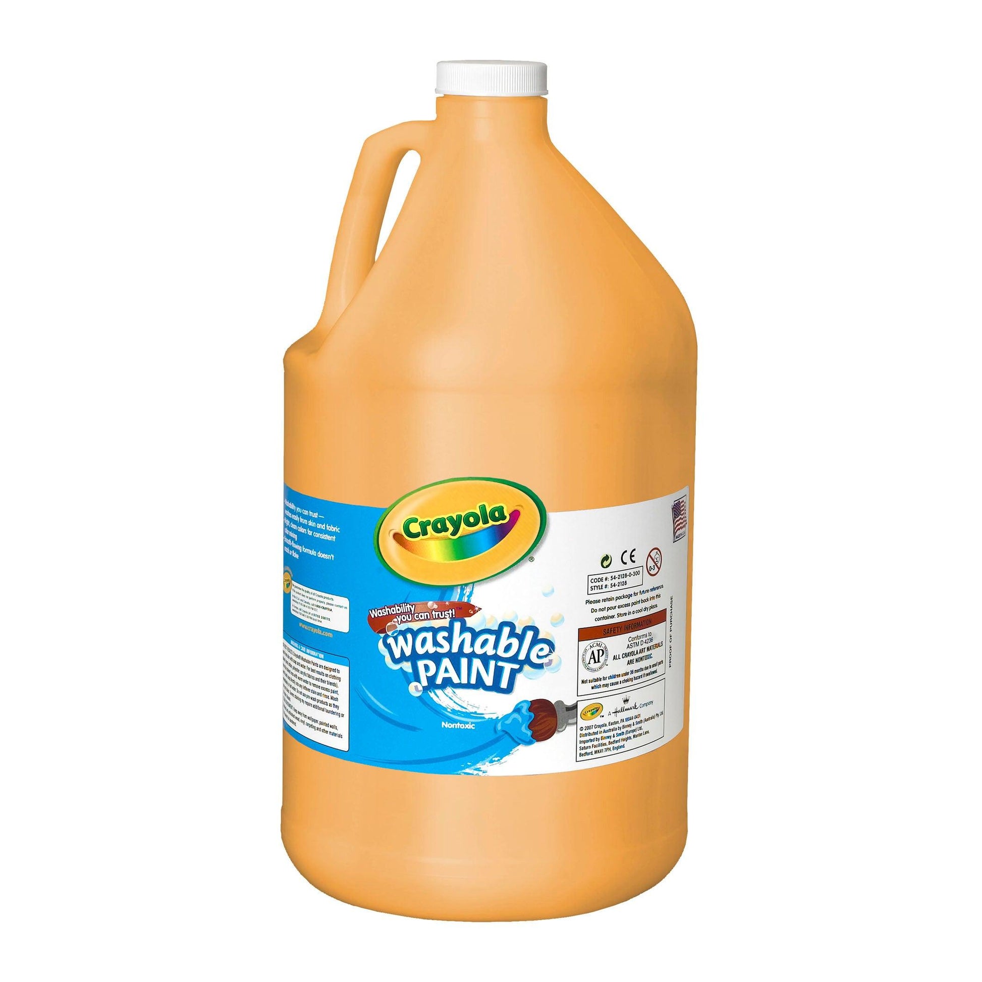 Washable Paint, Peach, Gallon - Loomini