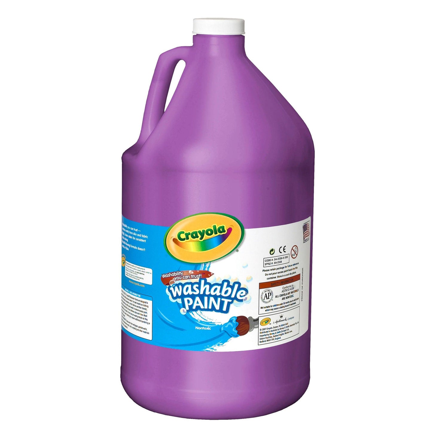 Washable Paint, Violet, Gallon - Loomini