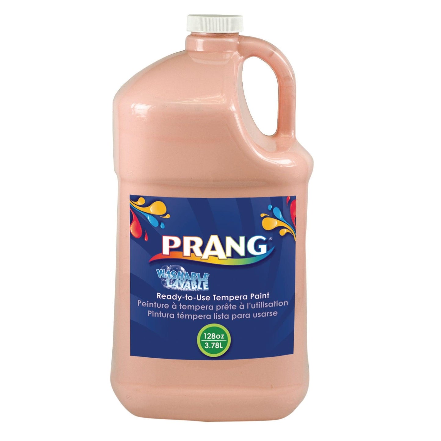 Washable Tempera Paint, Peach, Gallon - Loomini