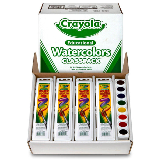 Watercolors Classpack, 36 Count - Loomini