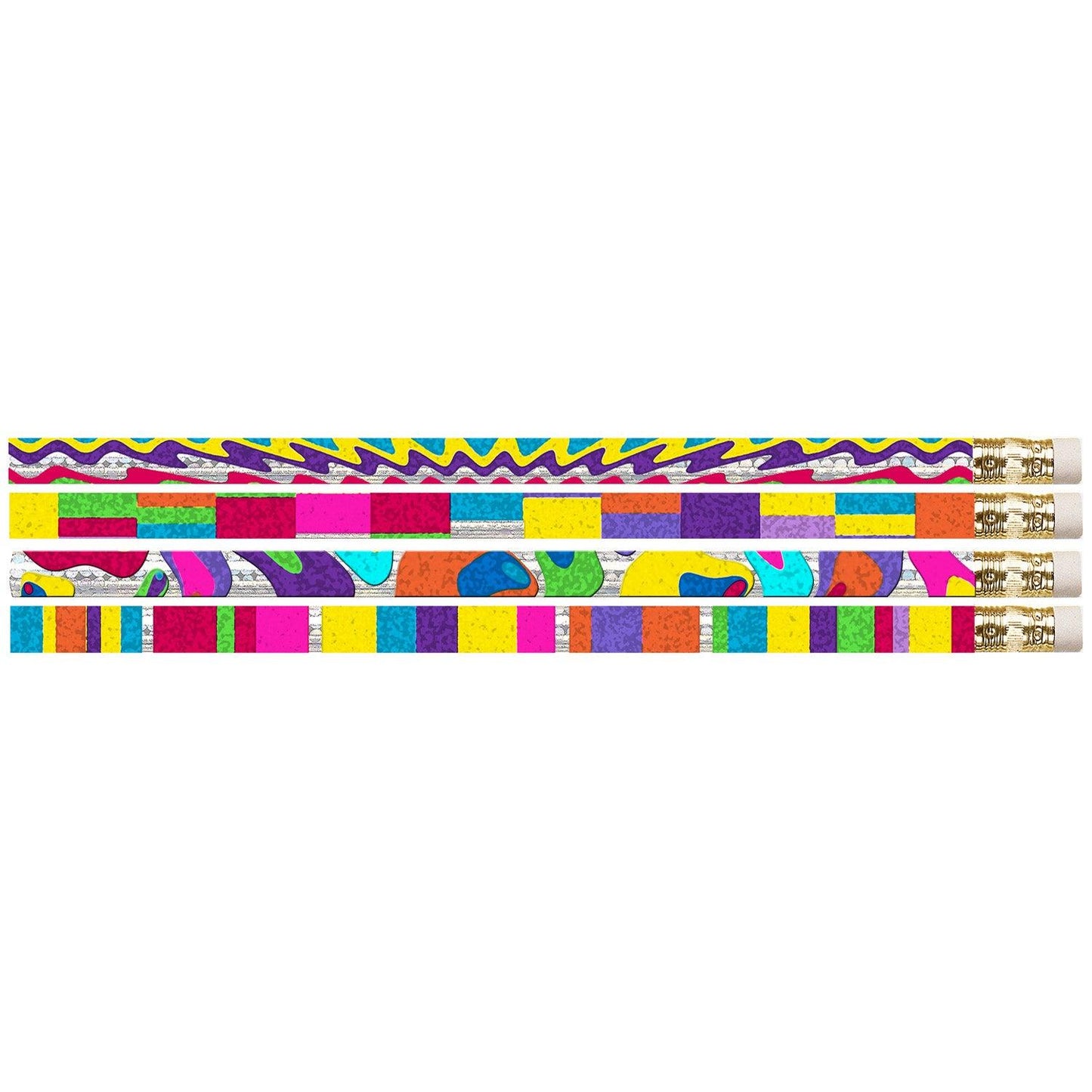 Watercolors Motivational/Fun Pencils, Pack of 144 - Loomini