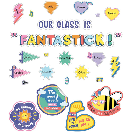 We Stick Together Our Class is Fantastic Bulletin Board Set - Loomini