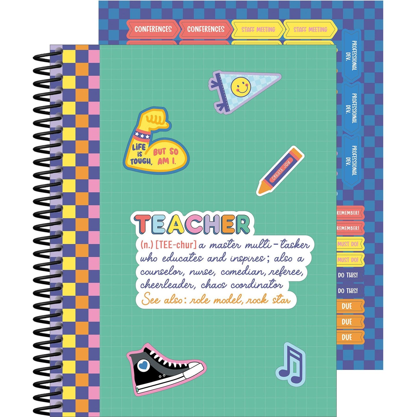 We Stick Together Teacher Planner - Loomini