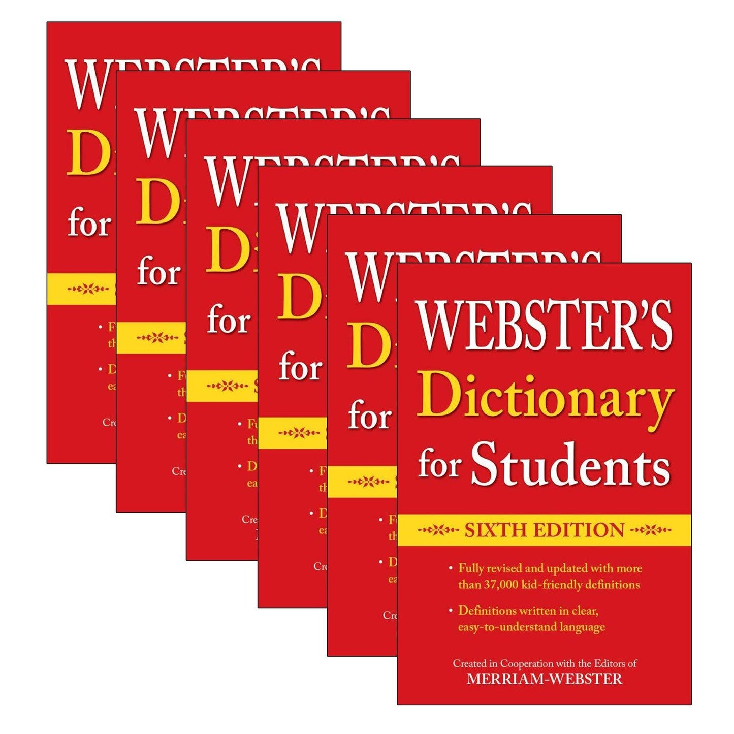 Webster's Dictionary for Students, Sixth Edition, Pack of 6 - Loomini