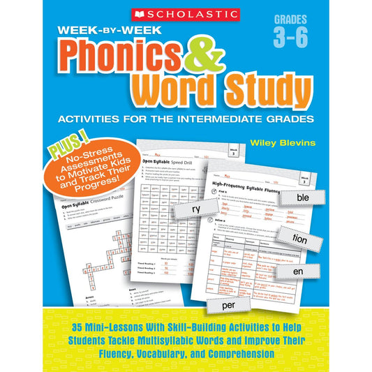 Week-by-Week Phonics & Word Study Book - Loomini