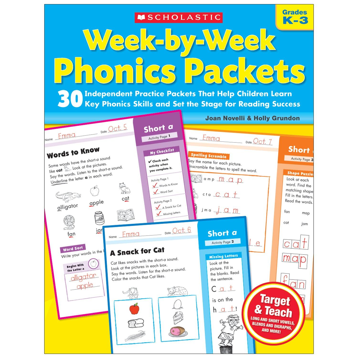 Week-By-Week Phonics Packets - Loomini