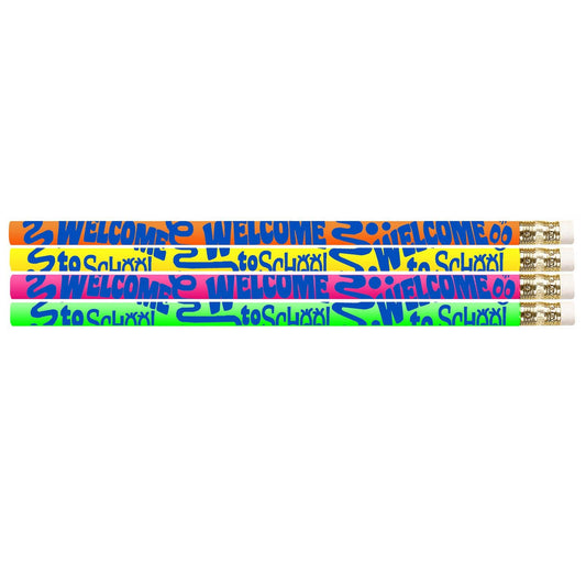 Welcome To School Motivational Pencils, 12 Per Pack, 12 Packs - Loomini