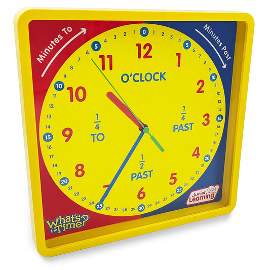What's the Time? Classroom Clock - Loomini