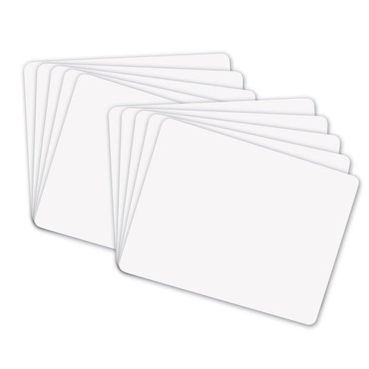 Whiteboard, 1-Sided, Plain, 9" x 12", 10 Boards - Loomini