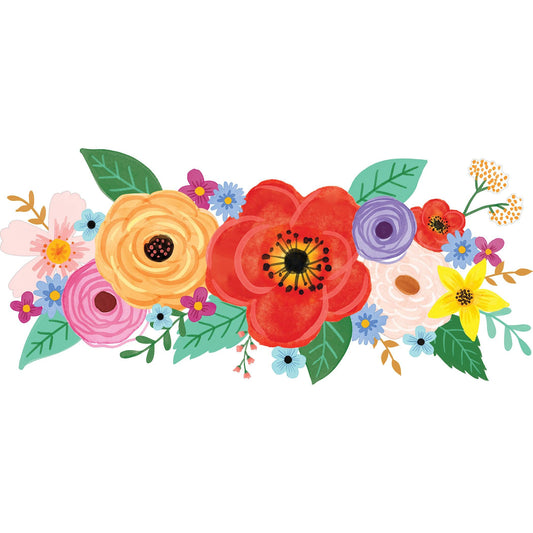 Wildflowers Bulletin Board Set - Loomini