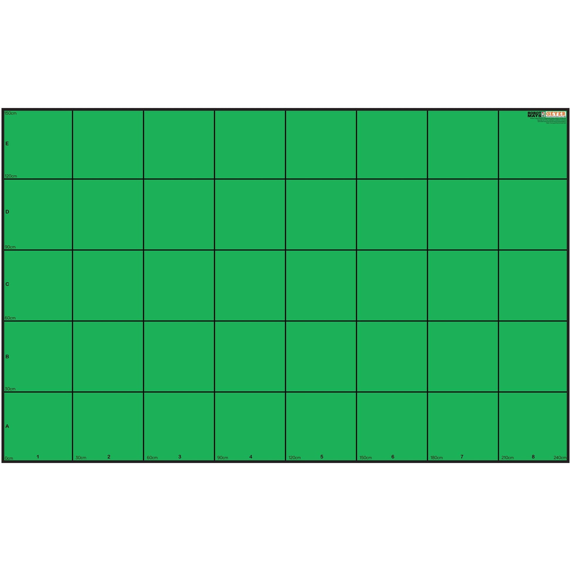 Wonder League Robotics Competition Green Screen Mat, 150cm x 240cm with 30cm Grid - Loomini