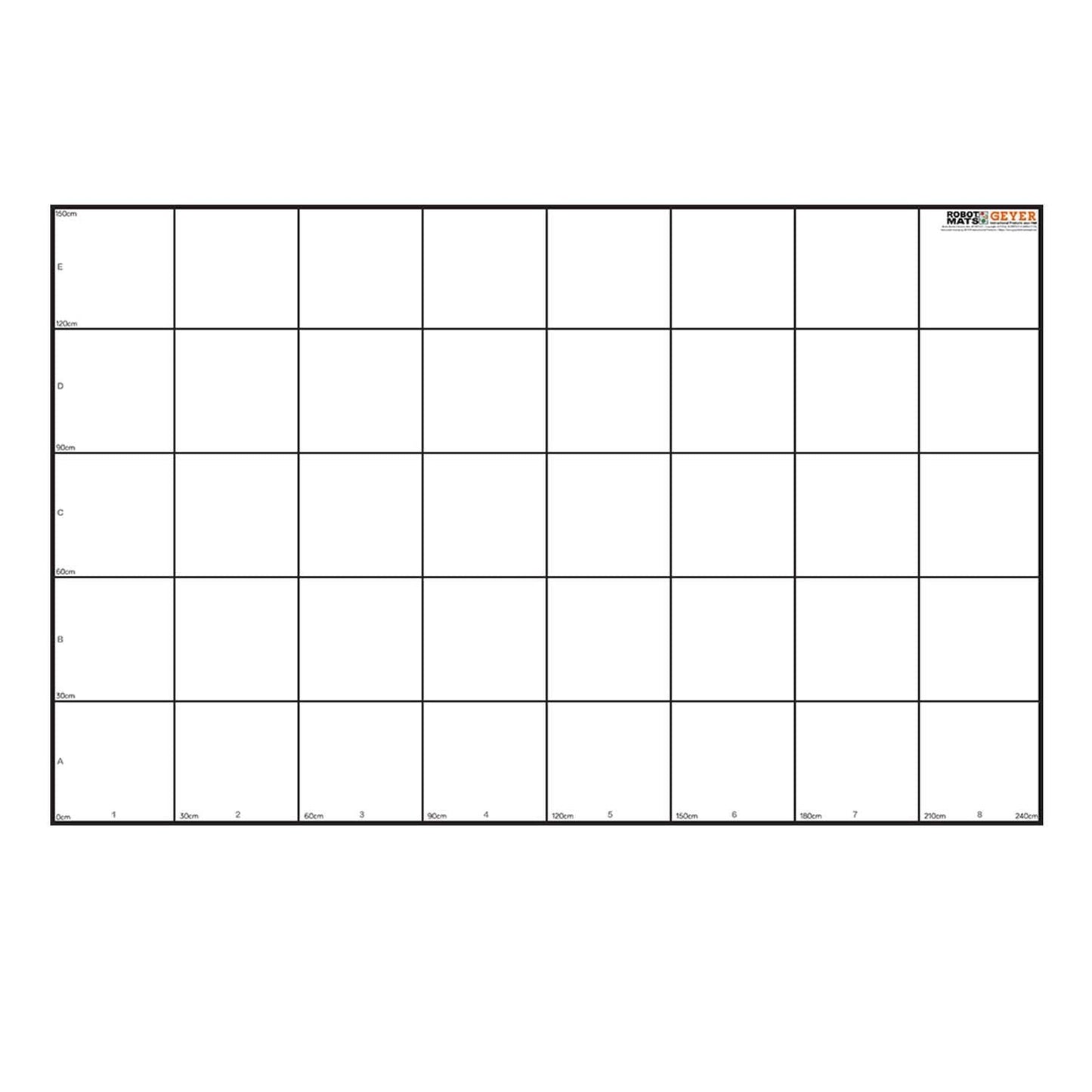 Wonder League Robotics Competition Grid Mat, 150cm x 240cm with 30cm Grid - Loomini