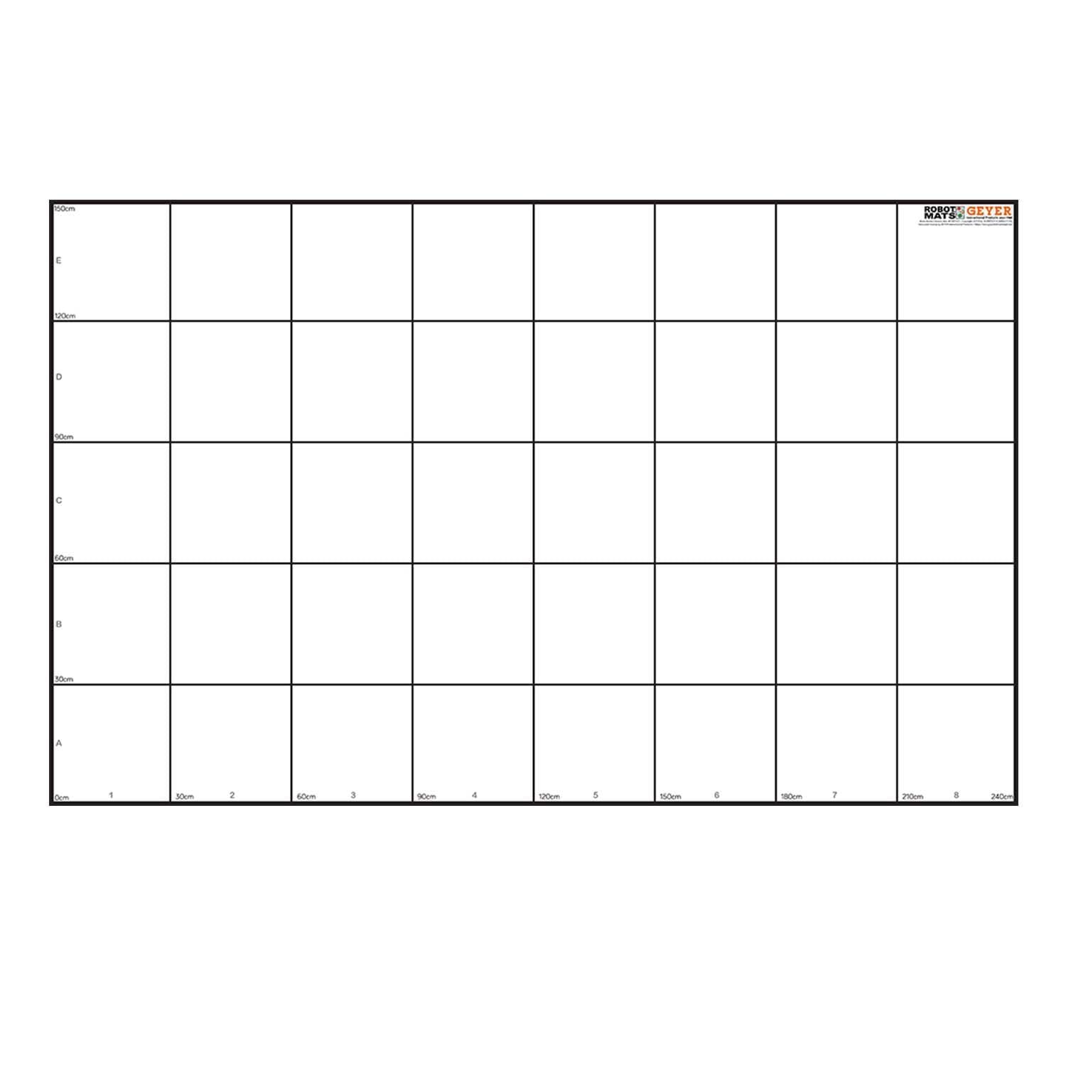 Wonder League Robotics Competition Grid Mat, 150cm x 240cm with 30cm Grid - Loomini