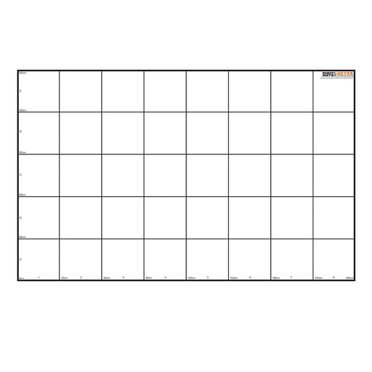 Wonder League Robotics Competition Grid Mat, 150cm x 240cm with 30cm Grid - Loomini