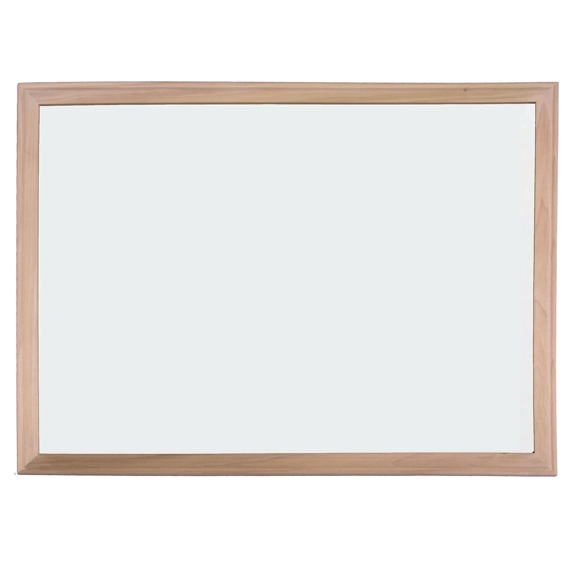 Wood Framed Magnetic Dry Erase Board, 24" x 36" - Loomini