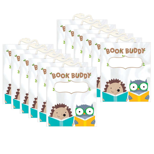 Woodland Friends Book Buddy Bag, Pack of 6, 2 Packs - Loomini