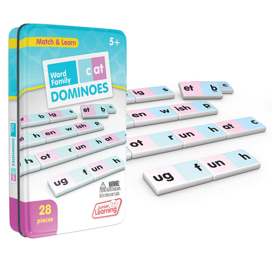 Word Family Dominoes, 2 Sets - Loomini