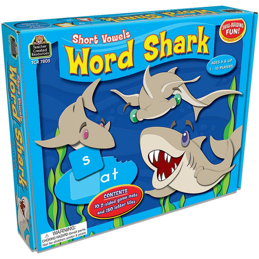 Word Shark: Short Vowels Game - Loomini