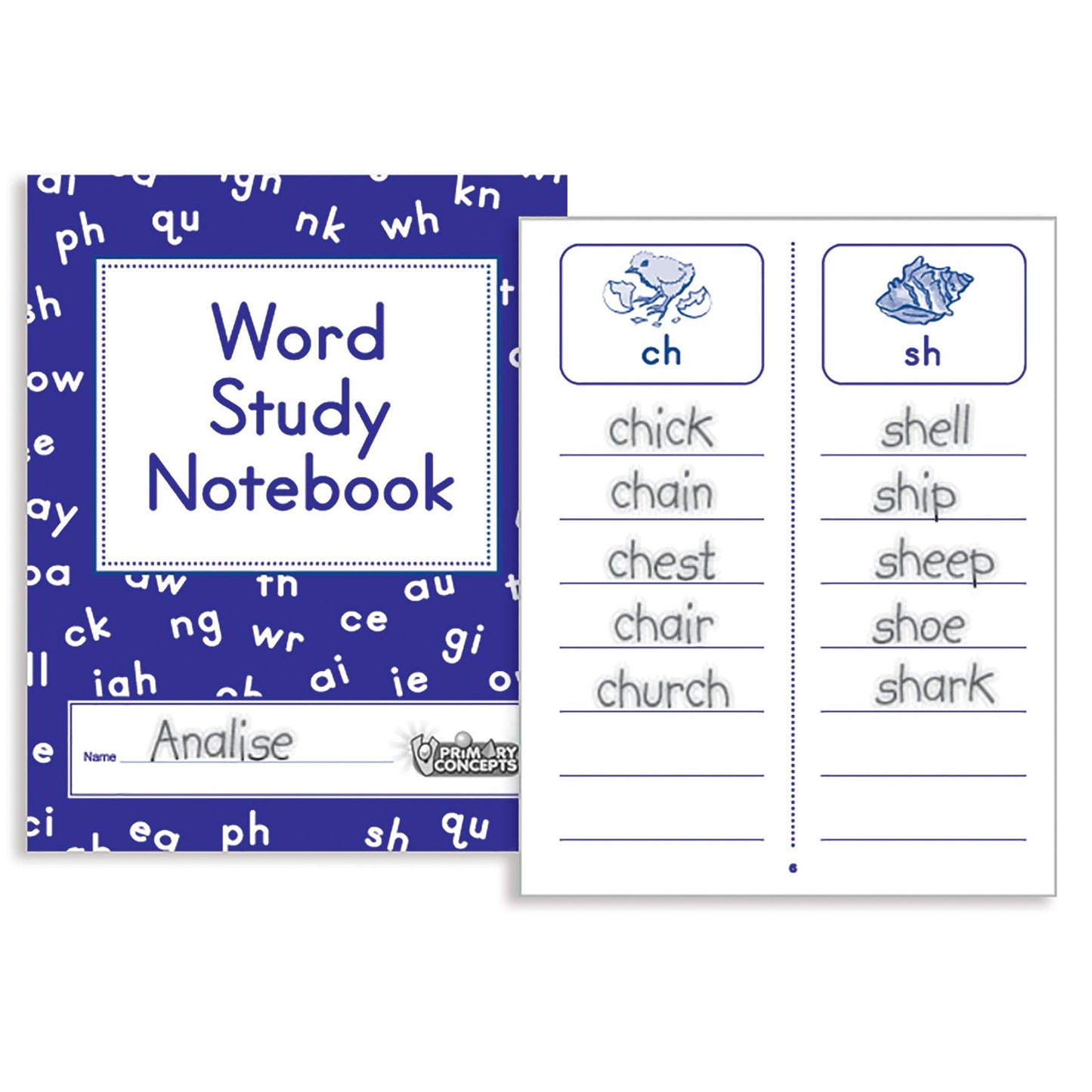 Word Study Notebook, Pack of 20 - Loomini