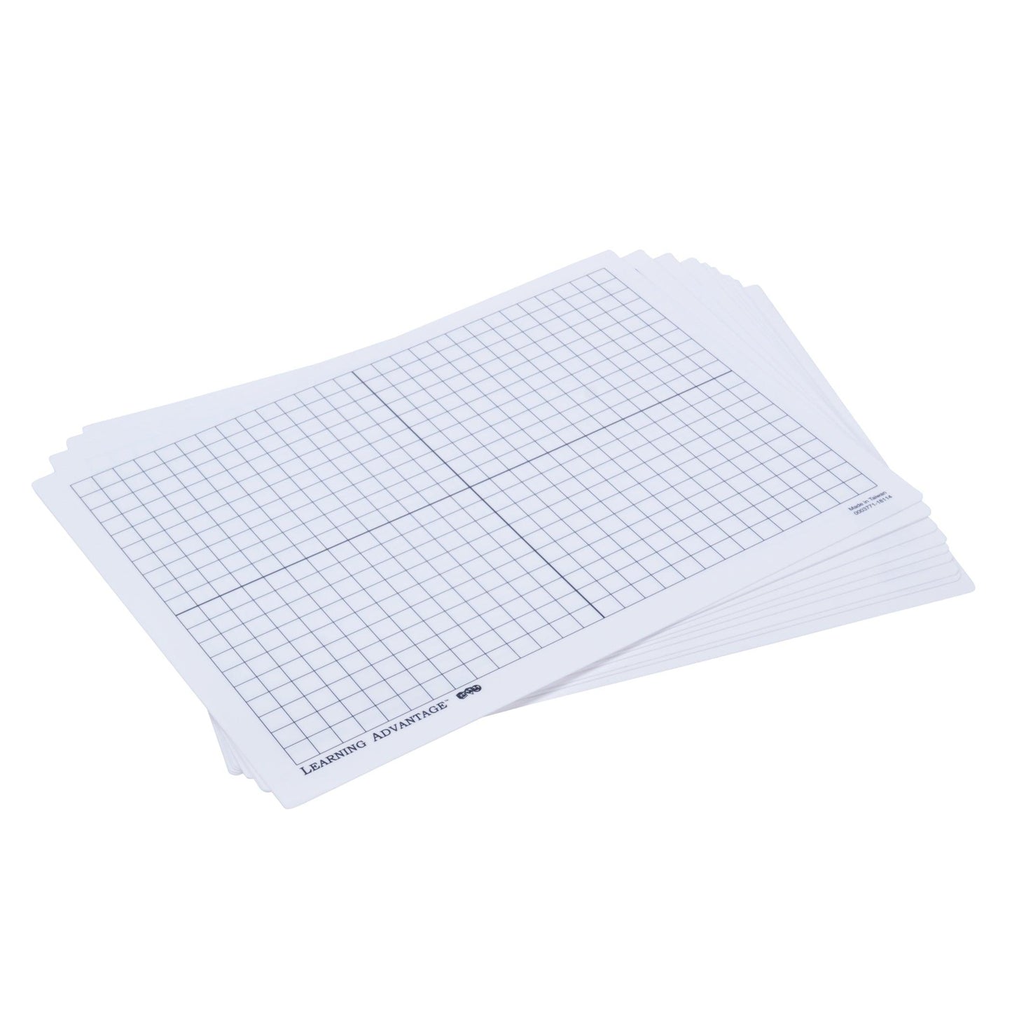 X-Y Axis Dry Erase Grid Boards - Set of 10 - Loomini